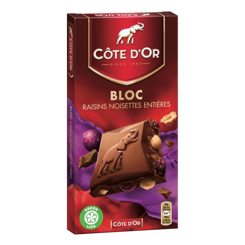 Tablette de chocolat noir corsé Dessert 200g - COTE D'OR