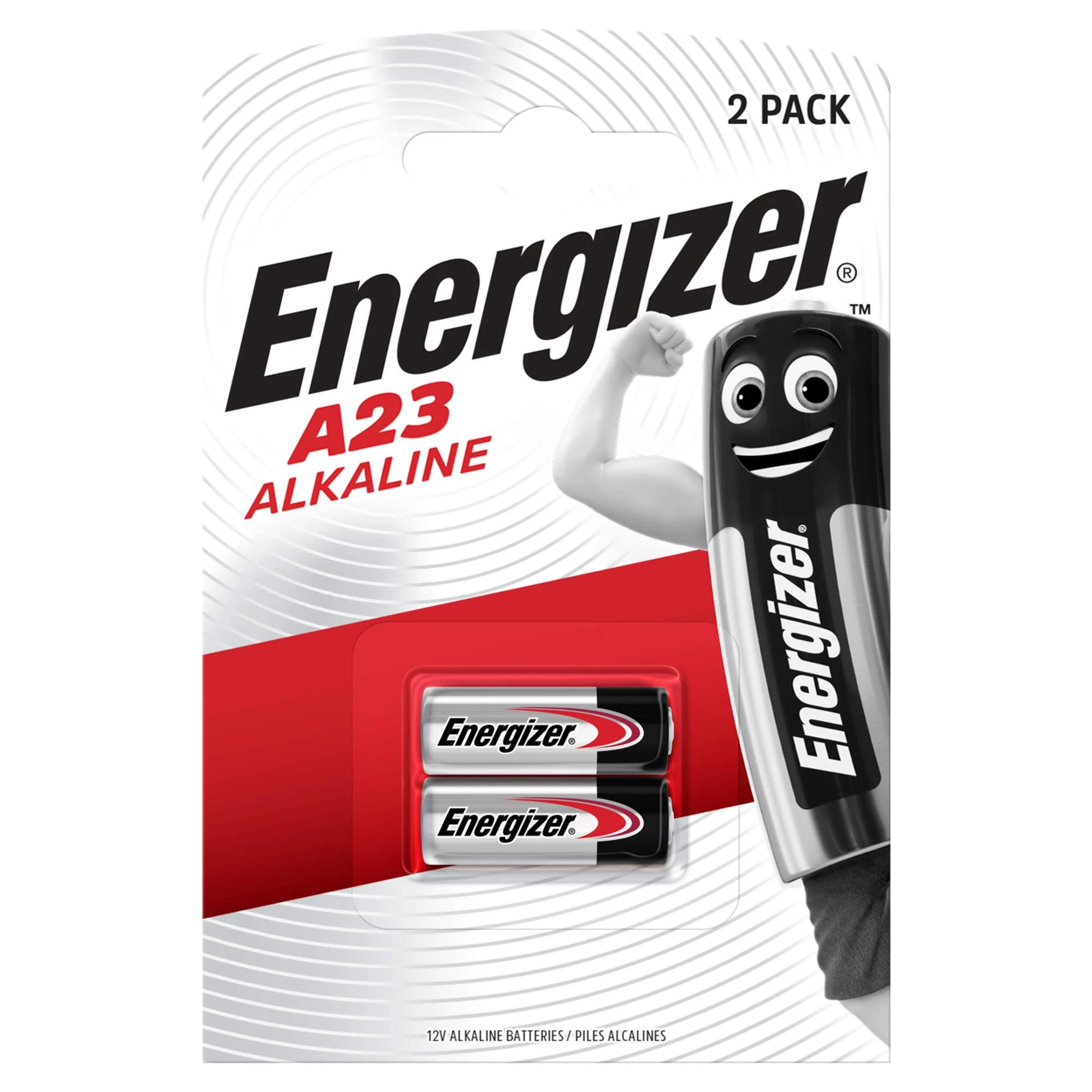 2 Pfähle A23 / V23ga / Mn21 Alkalisch 12v - Energizer