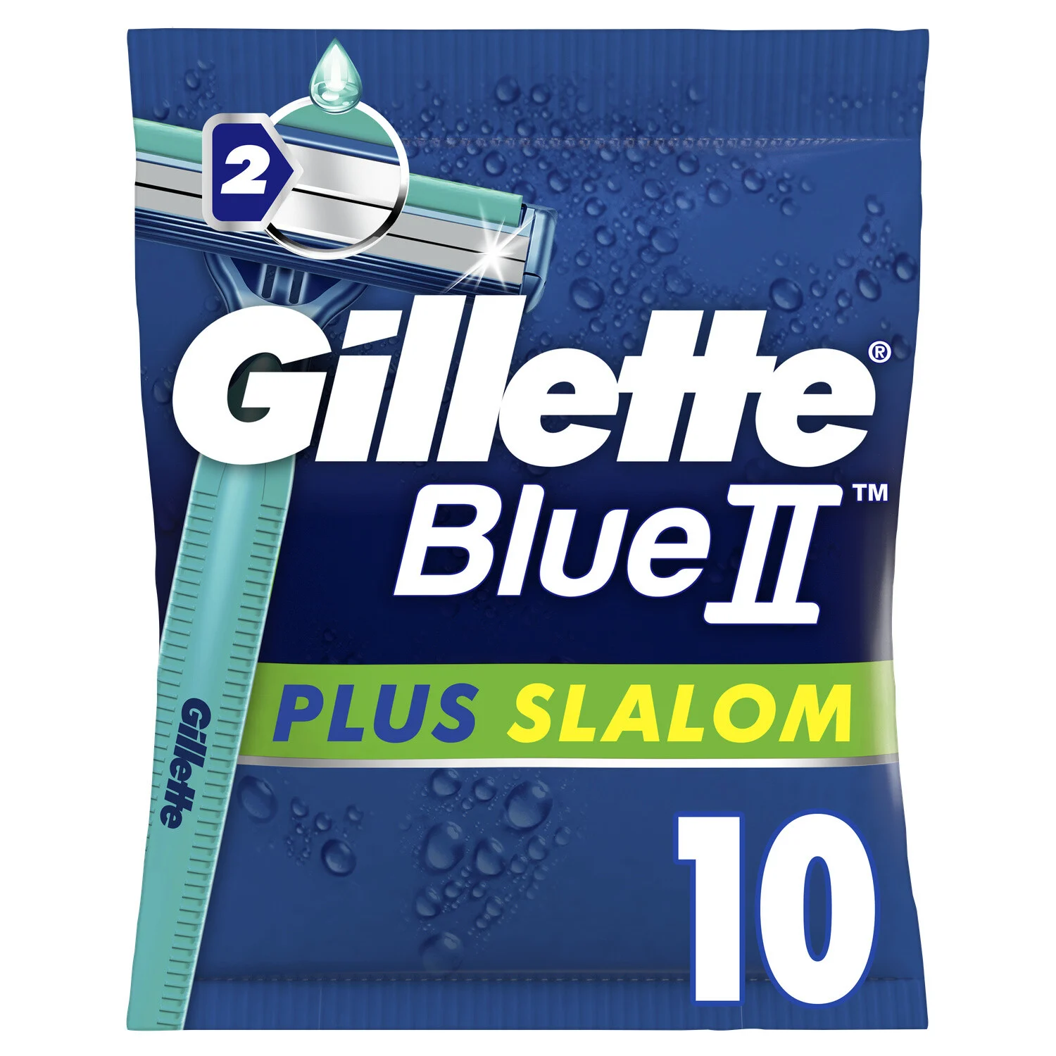 Rasoirs Jetables Pour Homme Blue Ii Plus Slalom - Gillette