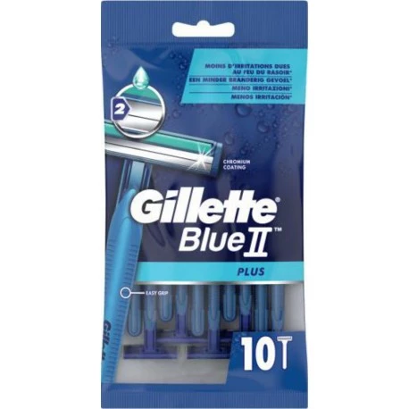 Rasoir Jetable Pour Homme Blue Ii Plus X10 - Gillette