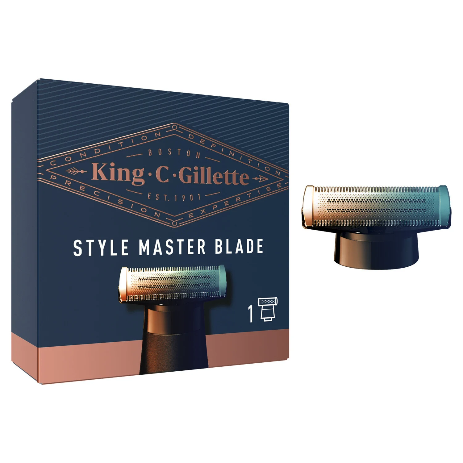 Lame De Tondeuse Style Master 4 Directions King C - Gillette