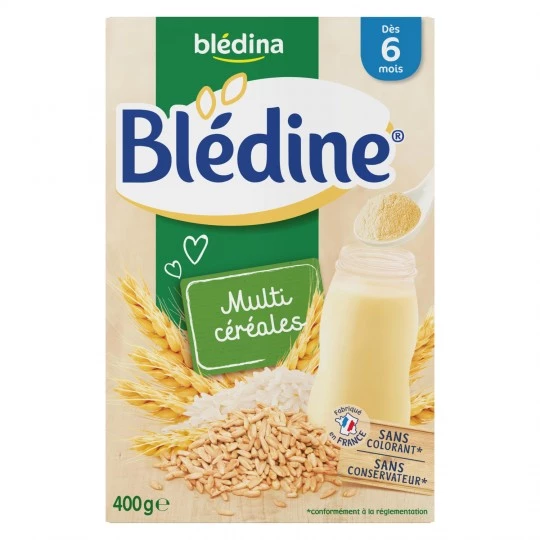 بليدين حبوب متعددة الحبوب من 6 أشهر 400 جرام - BLEDINA