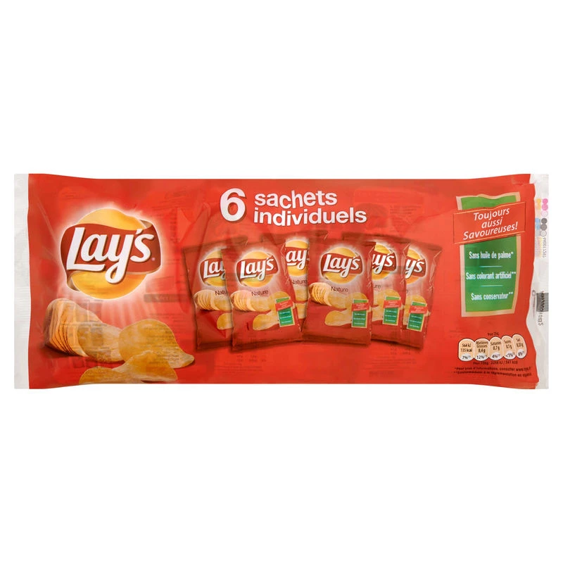 Chips Lay's Fin.salees Multi.6