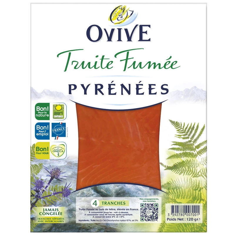 Truite Fumee Pyrenees 4tr.120g