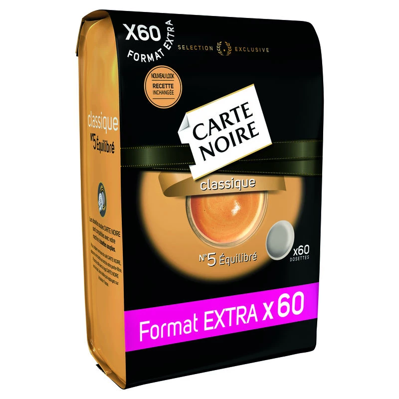 バランスドクラシックコーヒー n°5 x60ポッド 420g - CARTE NOIRE