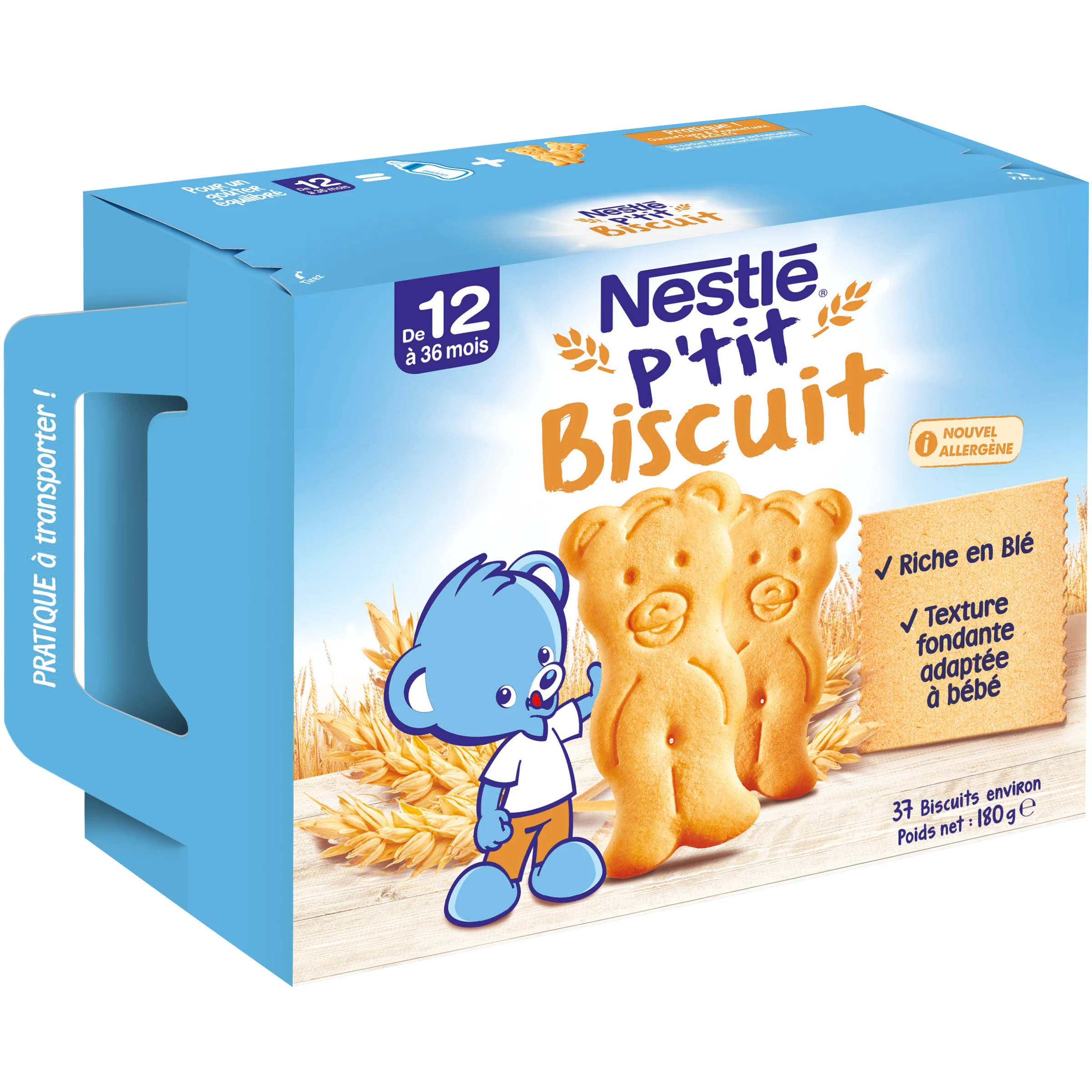P'tit Biscuit for babies from 12 to 36 months 180g - NESTLE
