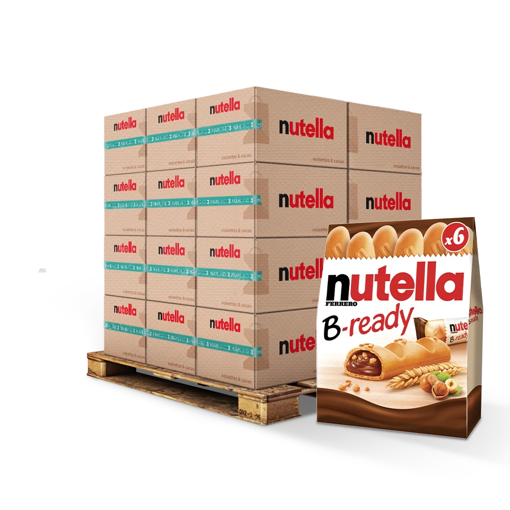 Kekse mit Haselnuss- und Kakaofüllung, Nutella B-ready *6 - Nutella