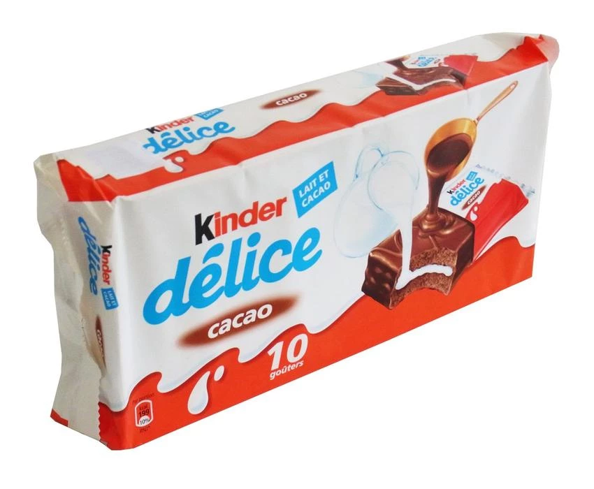 Cocoa cakes with milk filling 390g - KINDER