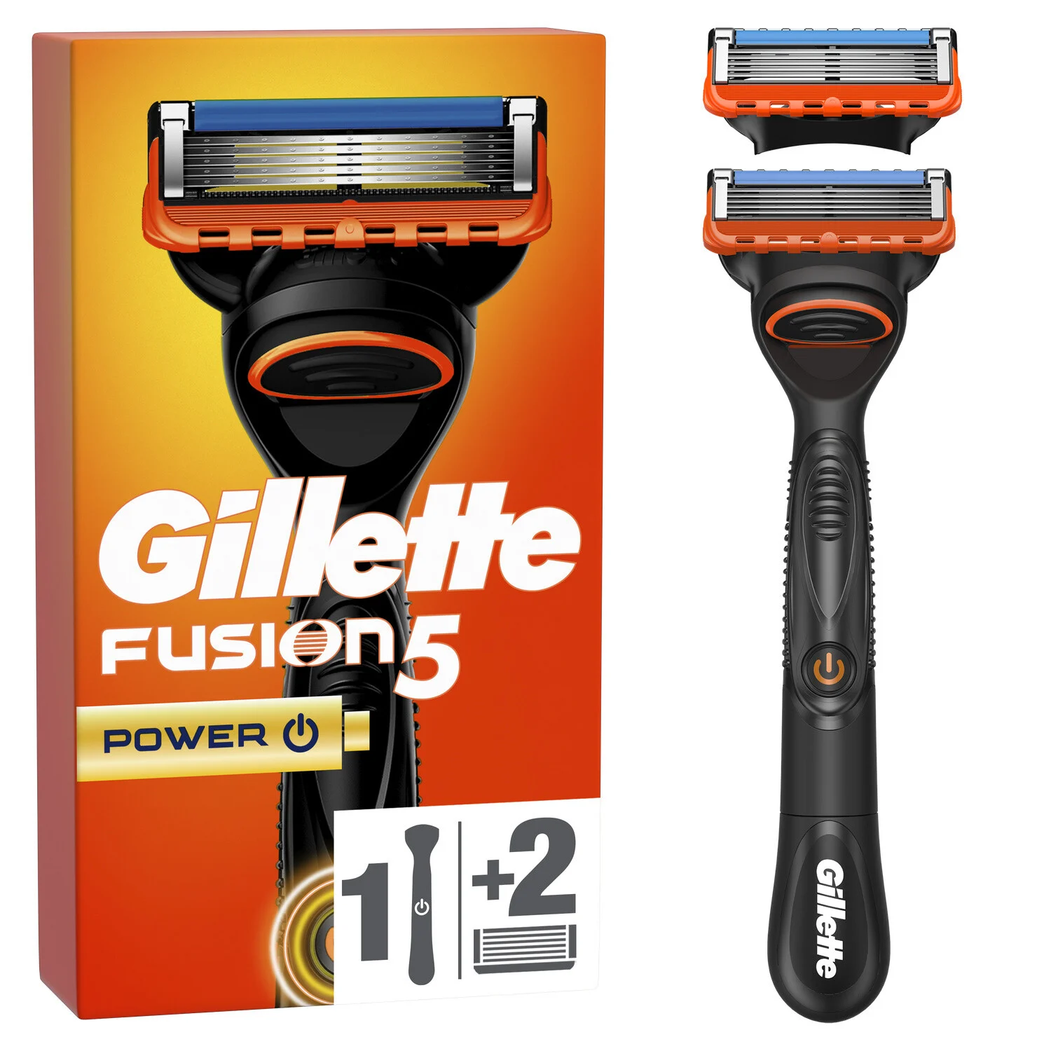 Rasoir Fusion Pwr 2up Gillette