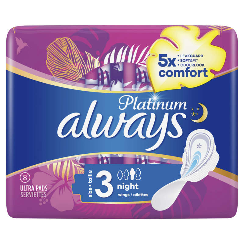 Grossiste Serviettes Hygiéniques avec Ailettes Day & Night Taille 3 ...