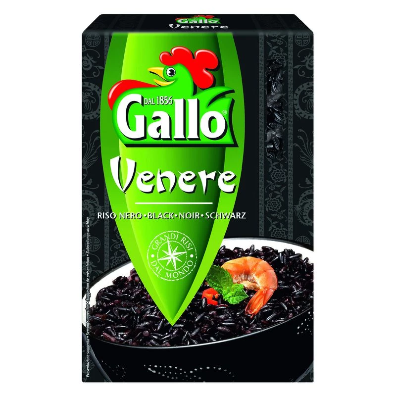 Рис Венере черный 500г - GALLO