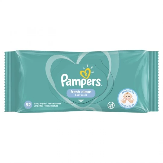 Scented Baby Wipes 52 Pcs - PAMPERS