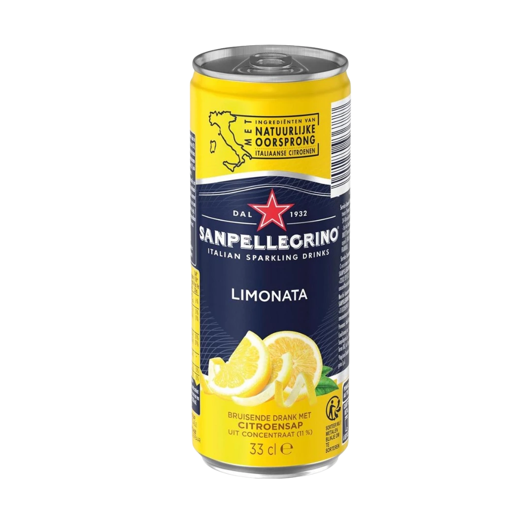 Flavored Sparkling Water Limonata Slim Box 33cl X 6 - SAN PELLEGRINO