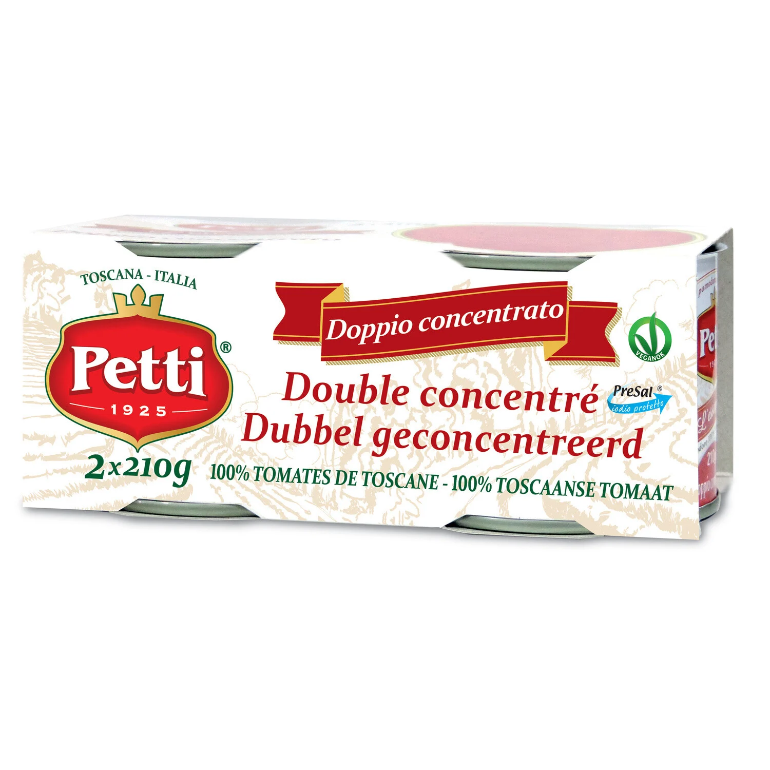 Double Concentré De Tomate 2x210g - Petti