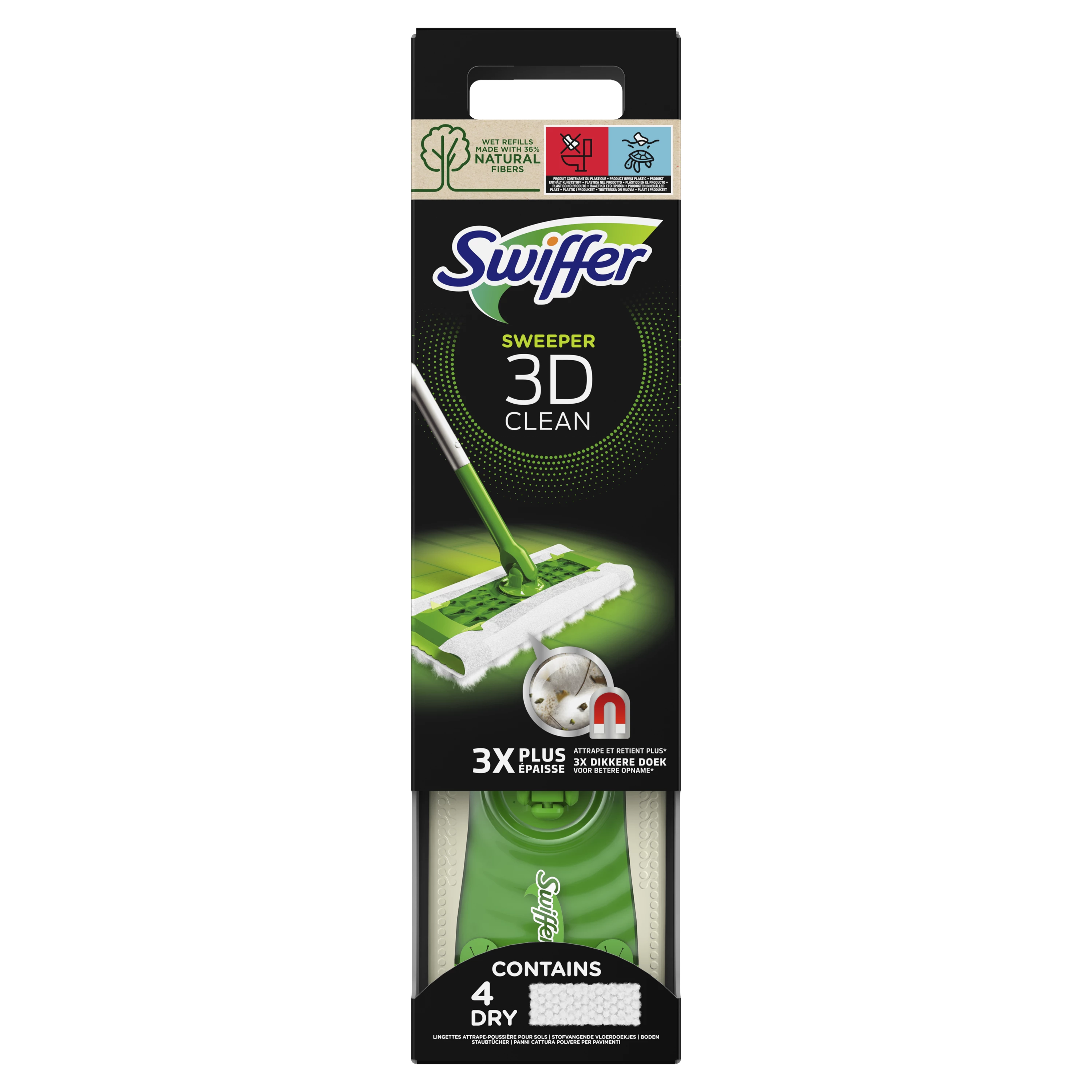 Recharge plumeau duster 3D clean 360°, Swiffer (x 5 recharges)