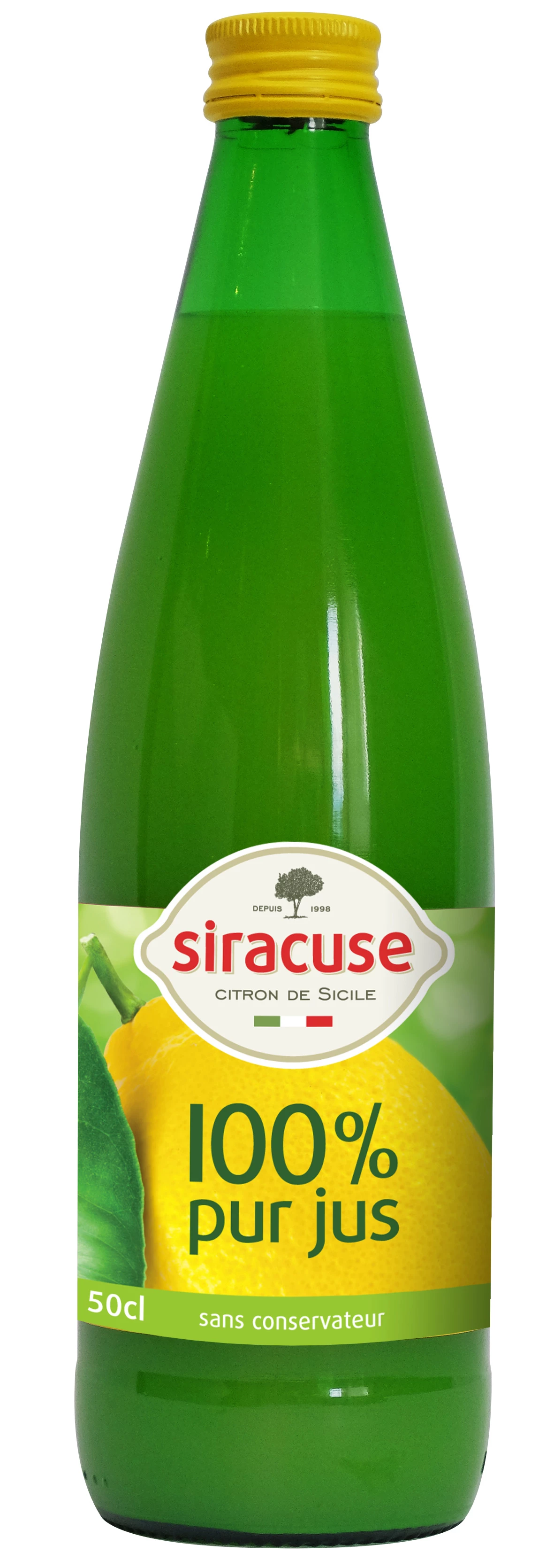 Pure Lemon Juice, 50cl - SIRACUSE