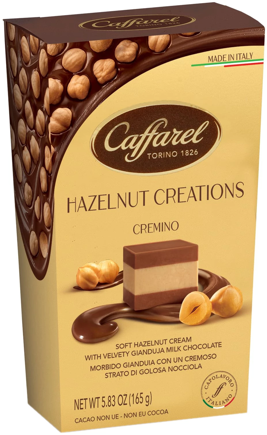 Chocolate creation piemonte cone with hazelnuts 165G - CAFFAREL