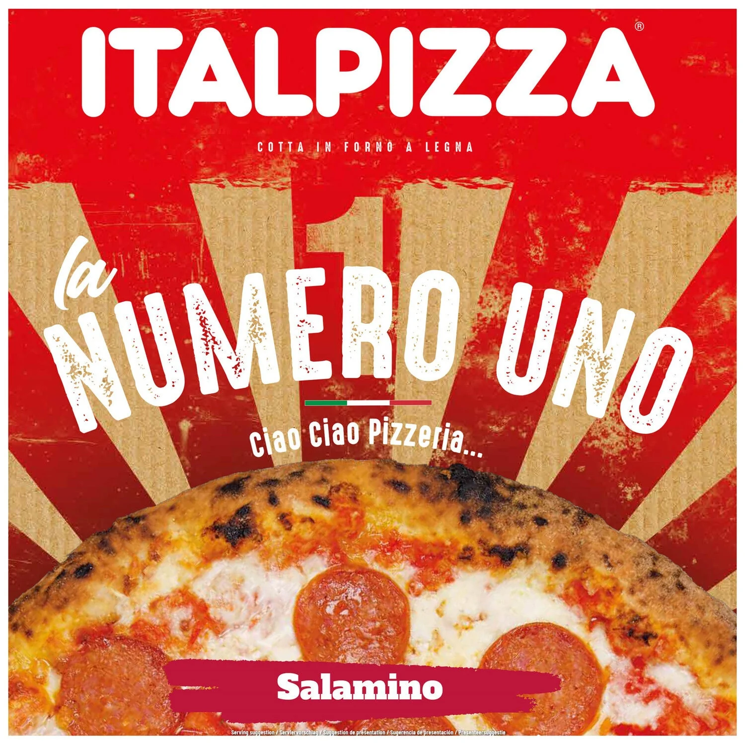 410g Pizza Num Uno Salamino