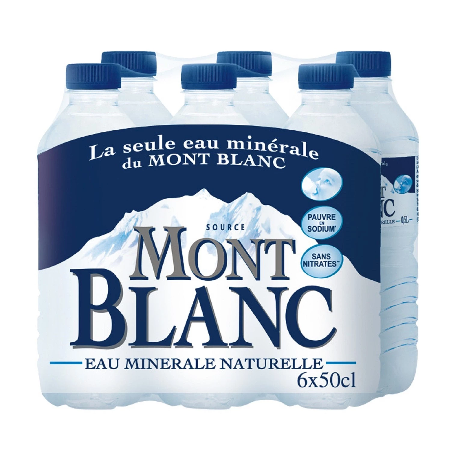 Mont-Blanc-Wasser 6x50cl