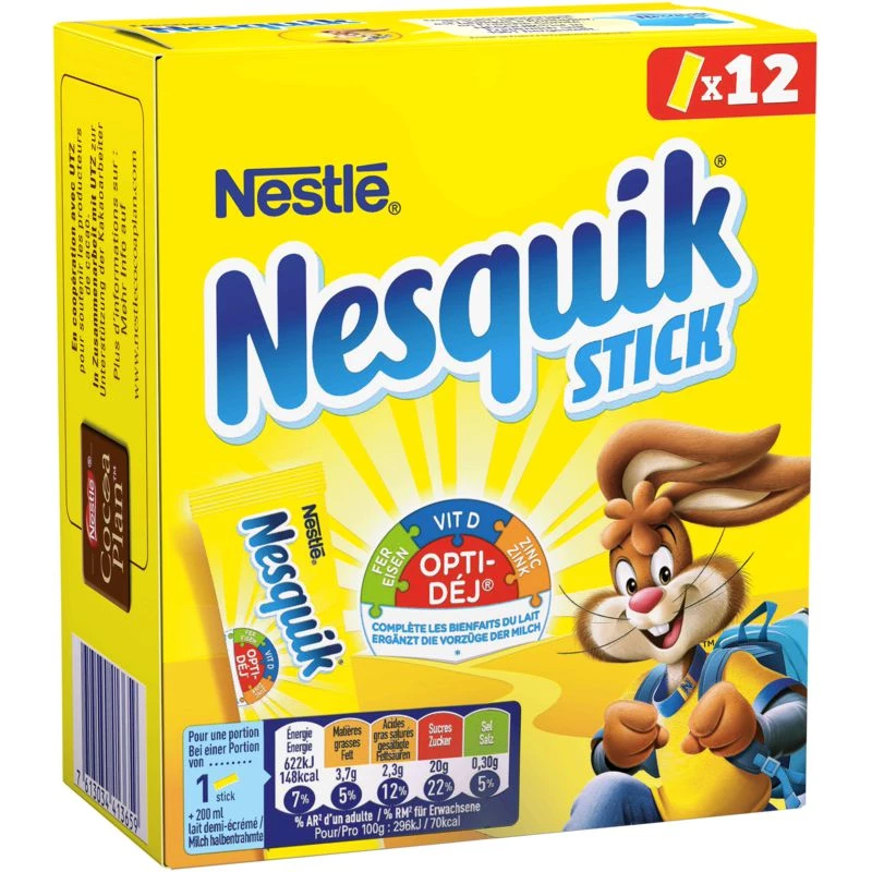 Nesquick 12 Sticks 162g