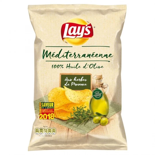 Chips méditerranéenne aux herbes de provence 120g - LAY'S