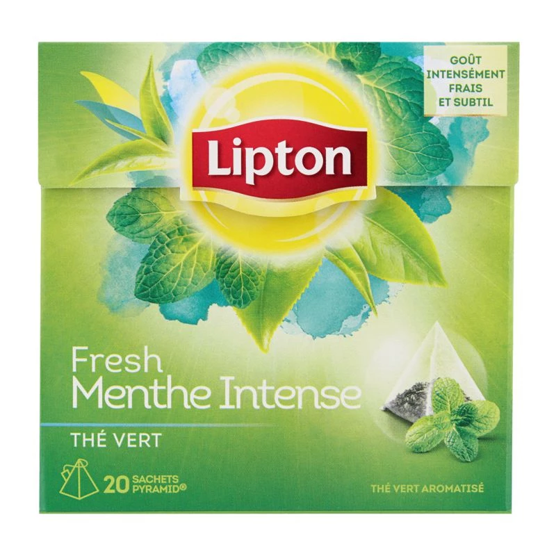 Thé vert fresh menthe intense x20 32g - LIPTON