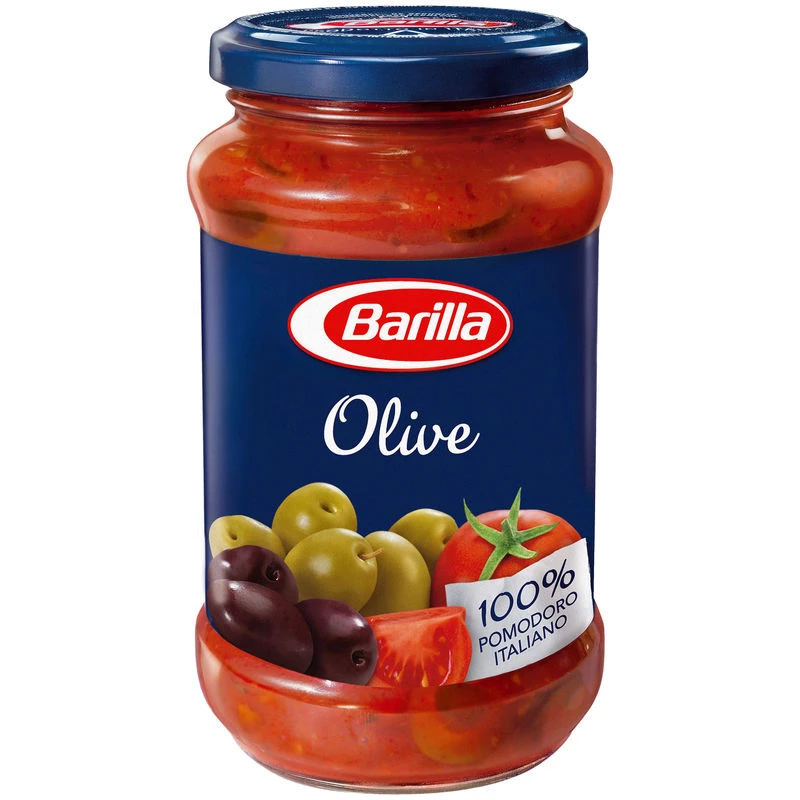 Tomato Sauce with Olives, 400g - BARILLA