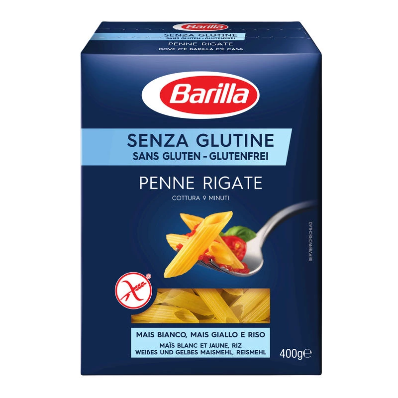 Penne Rigate Senza Glutine, 400g - BARILLA