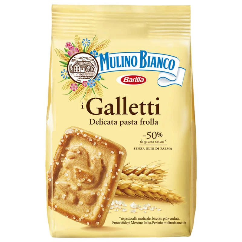 Bánh ngọt nhân ngọt Gateau i Galetti 350g - Mulino Bianco