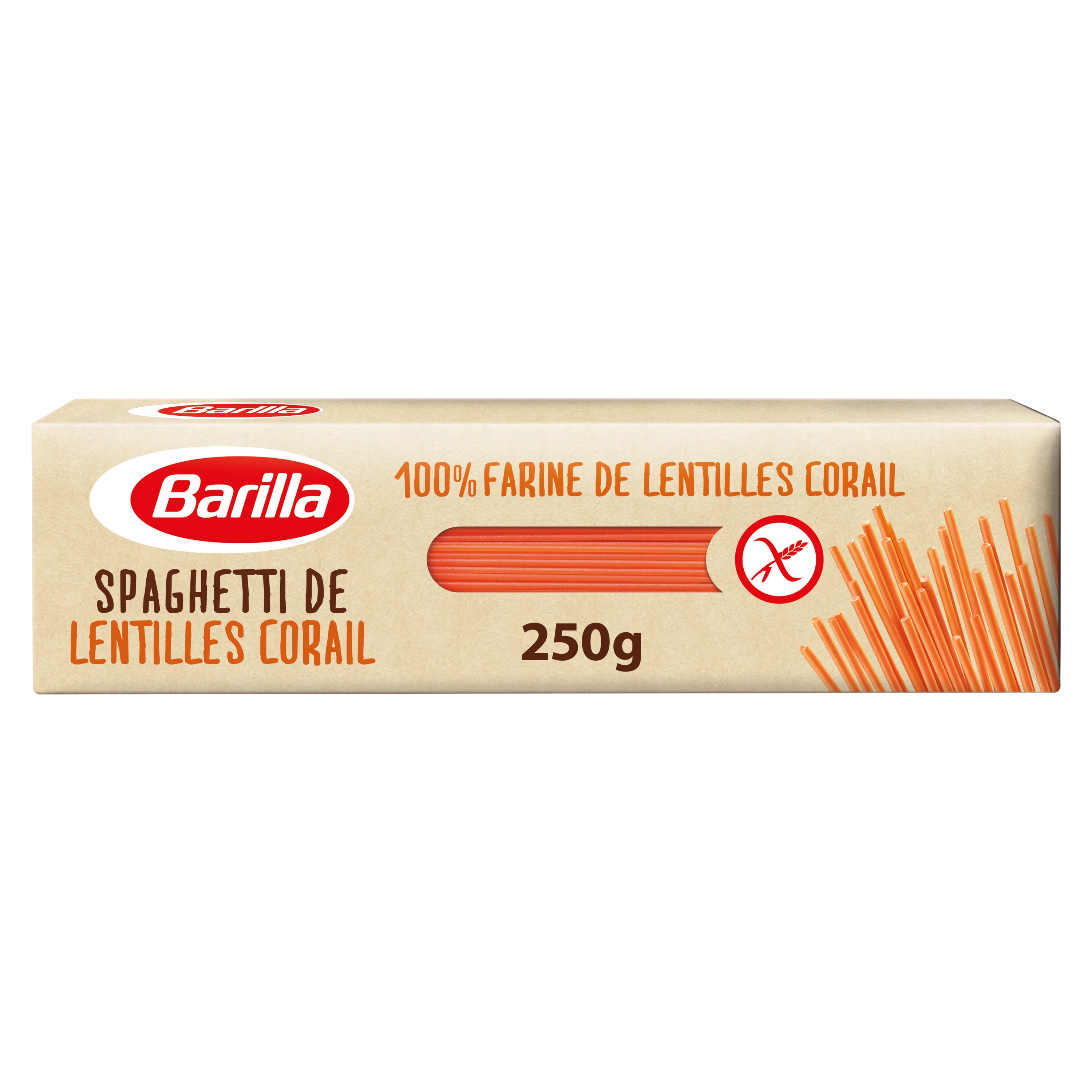 Gluten-free coral lentil spaghetti, 250g - BARILLA
