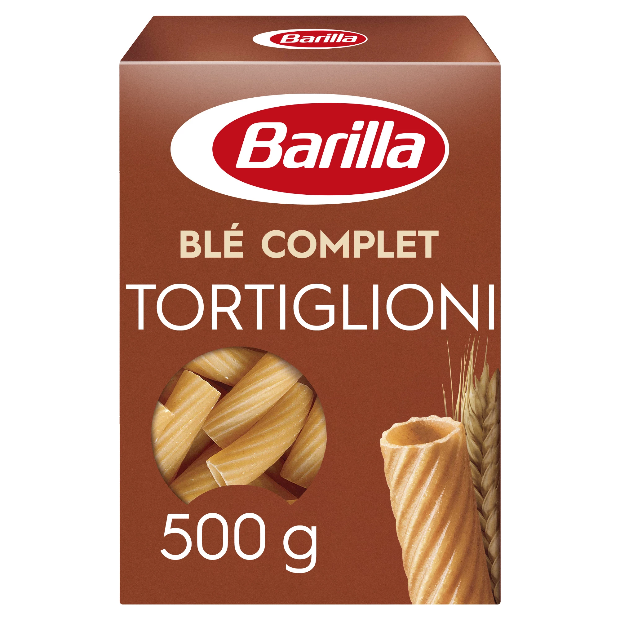 ComChicken Integra le Wheat Tortiglioni Pasta, 500g - BARILLA