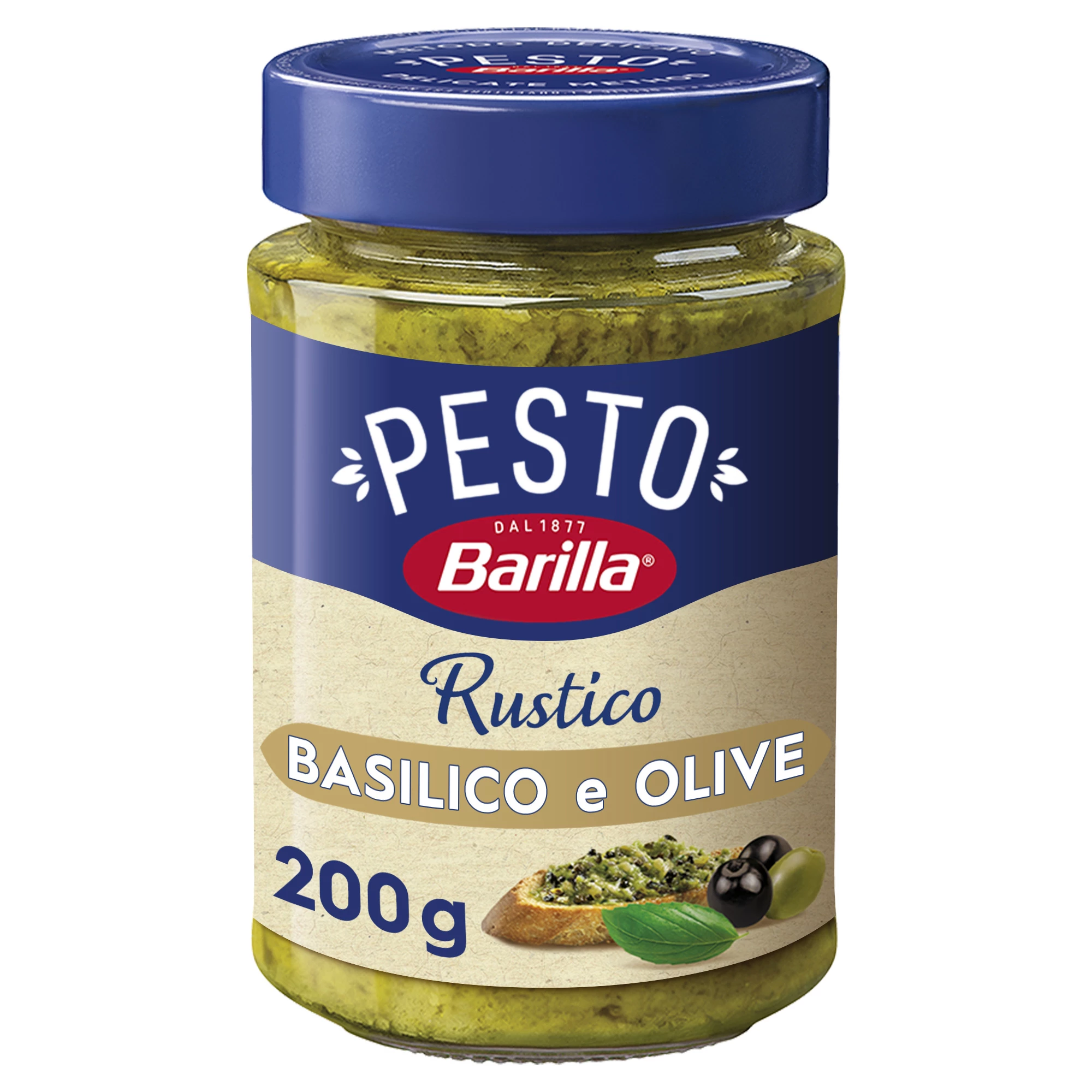 Sốt Pesto mộc mạc húng quế và ô liu 200g - BARILLA