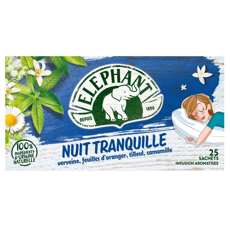 Infusion nuit tranquille x25 38g - ELEPHANT