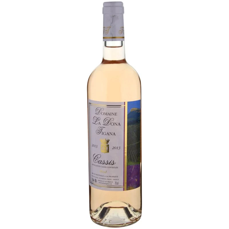 Vin rosé de Provence Cassis, 13,5°, 75cl - DOMAINE LA DONA TIGANA