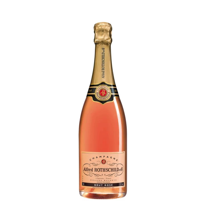 Champagne Brut Rosé, 12,5°, 75cl - ALFRED ROTHSCHILD&CIE