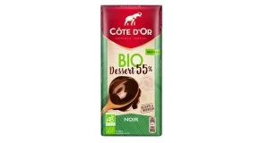 Tablette de chocolat noir Bio Dessert 150g - COTE D'OR