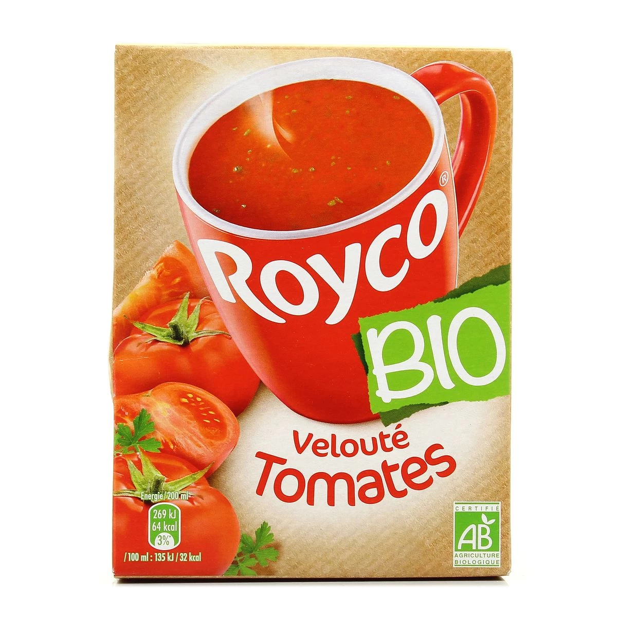 Veloute tomates bio 100ml x3 - ROYCO