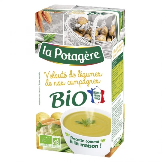 Organic vegetable soup from our countryside 1L - LA POTAGERE
