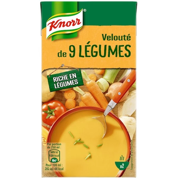 Velvety soup with 9 vegetables - KNORR