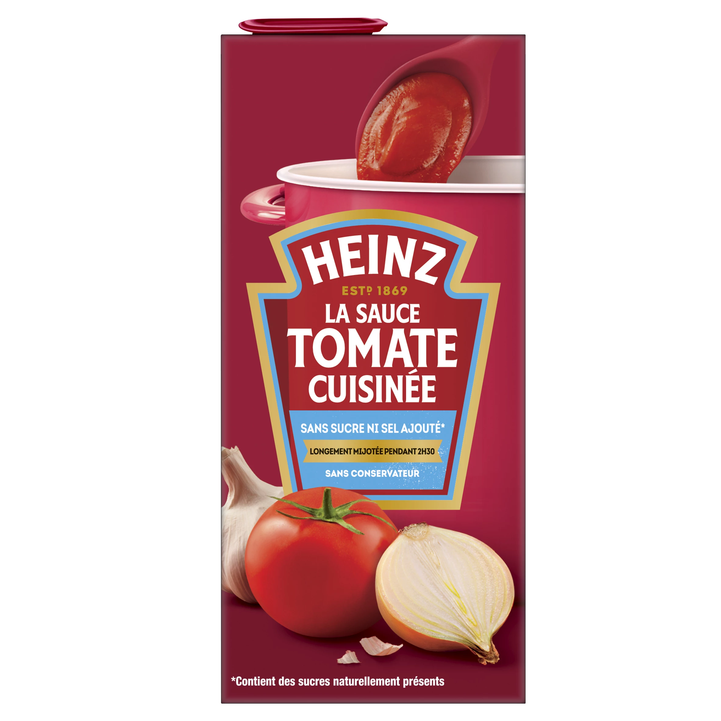 Salsa De Tomate Cocido Ajo Y Cebolla 350g - HEINZ