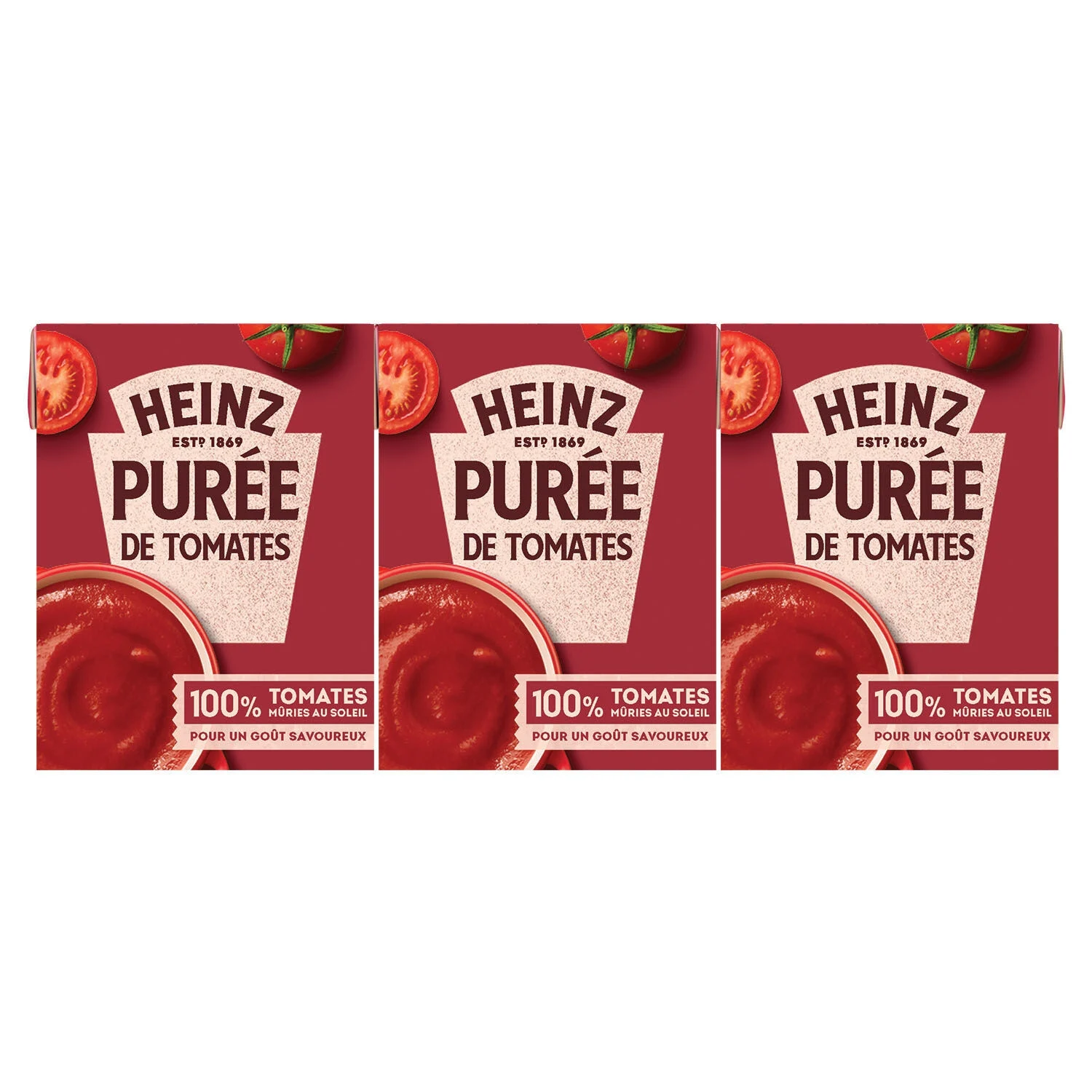 Heinz Puree Tomate 3x212g