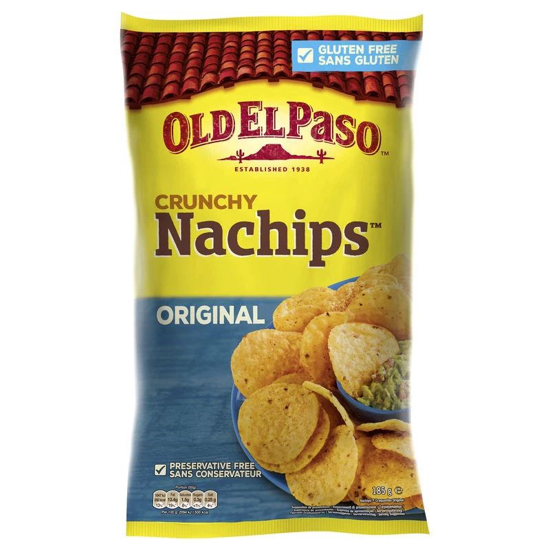 Crunchy nachips 185g - OLD EL PASO