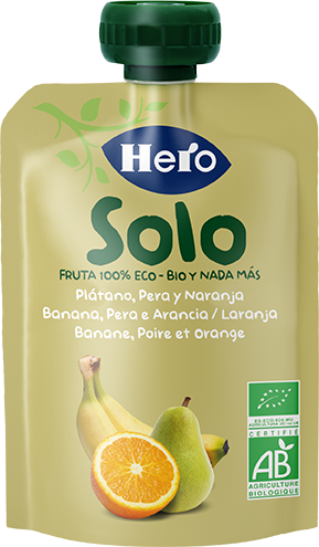 Comprar Potito Eco Pera y Plátano de Hero Solo para bebés a partir de 4  meses