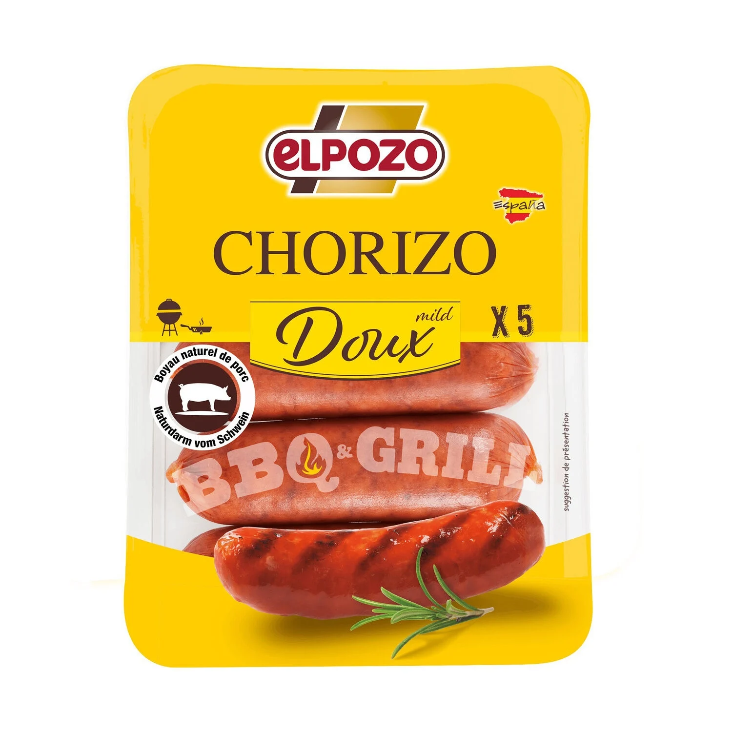 Chorizo Barbecue Doux 250 G