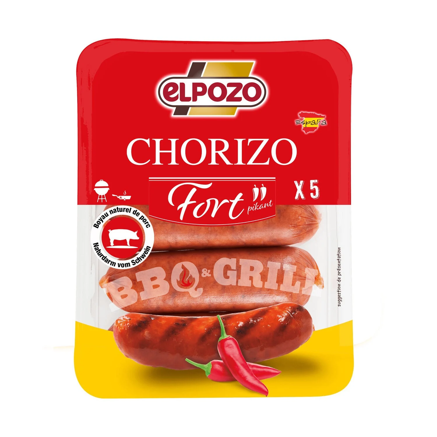 Chorizo Barbecue Fort 250 G