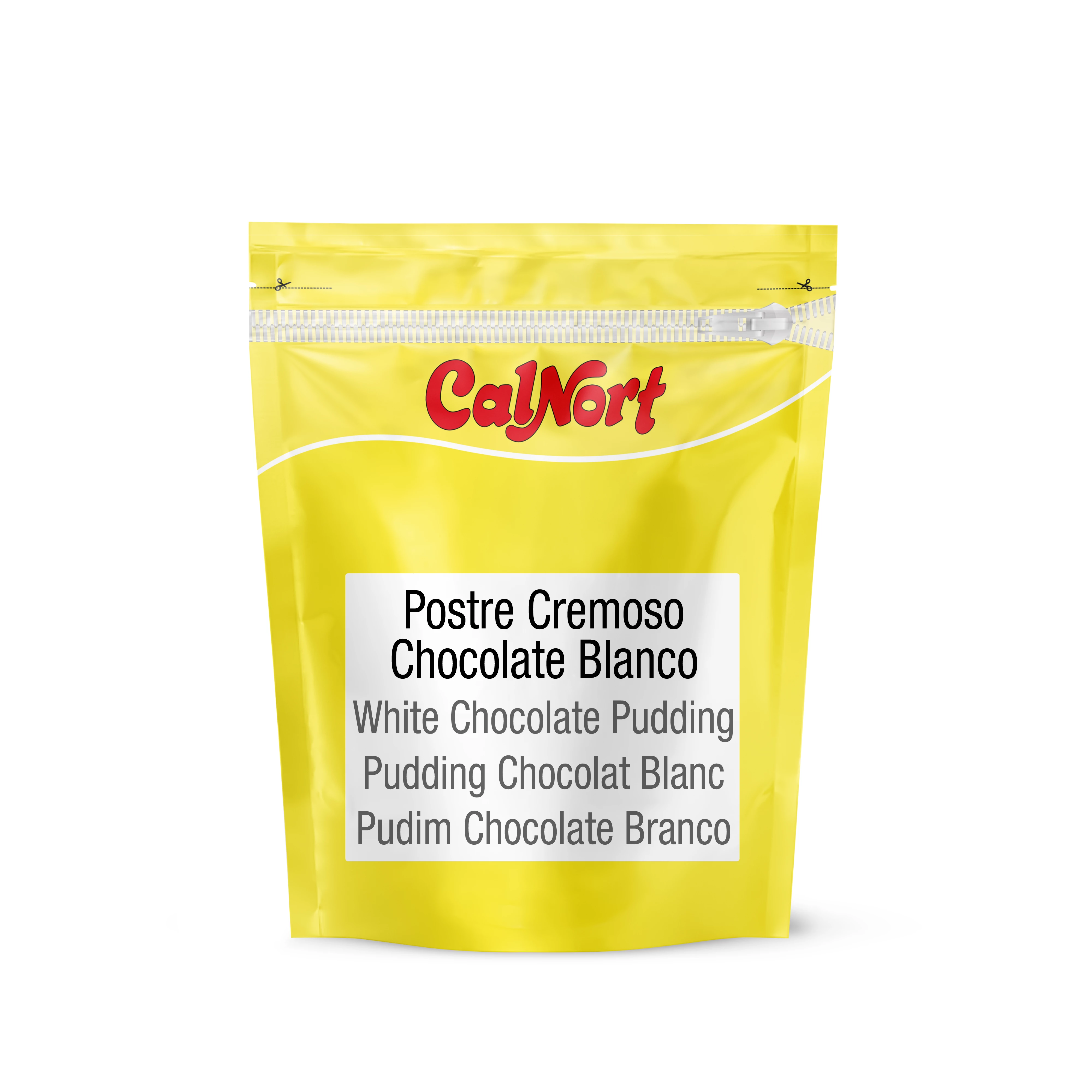 Pudding mit weißem Schokoladengeschmack, 1 kg - CALNORT