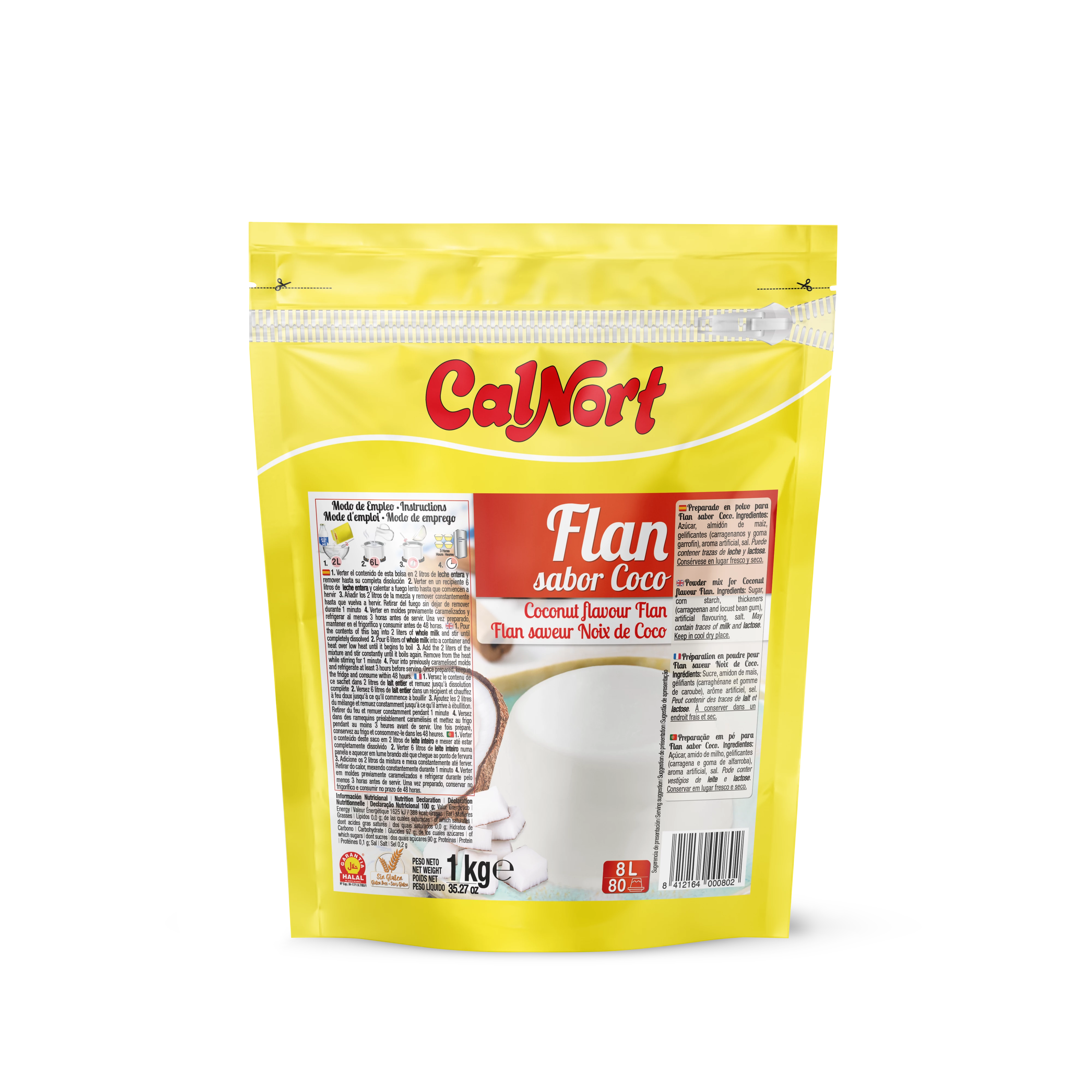 Flan Noix De Coco 1 Kg - CALNORT