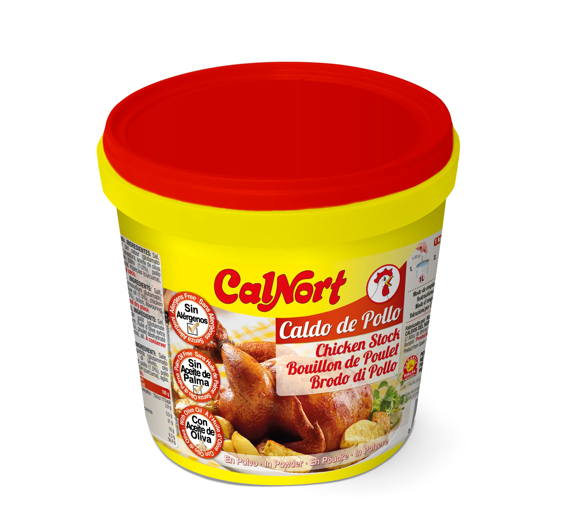 アレルゲンフリーの鶏だしスープ 1kg - CALNORT