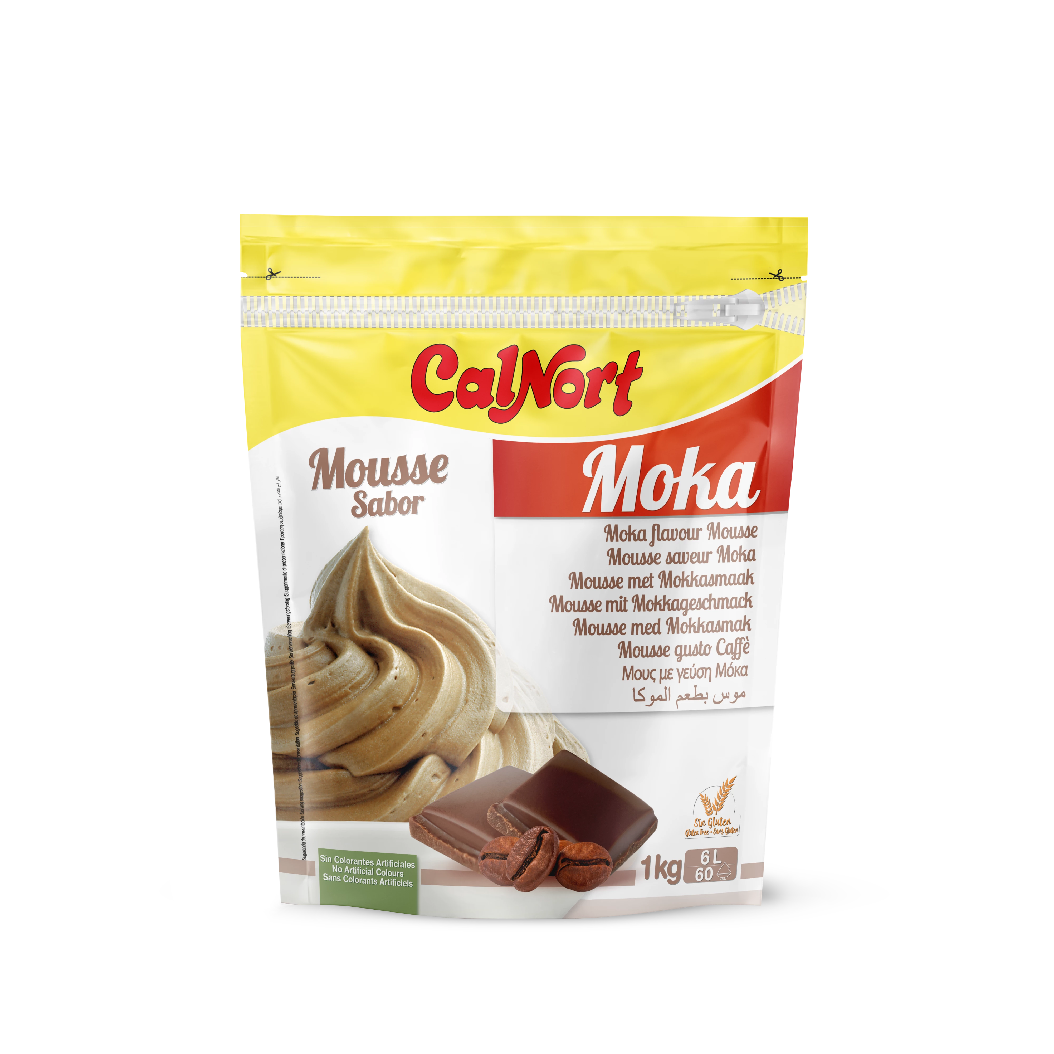 Mocha Flavor Mousse 1 Kg - CALNORT