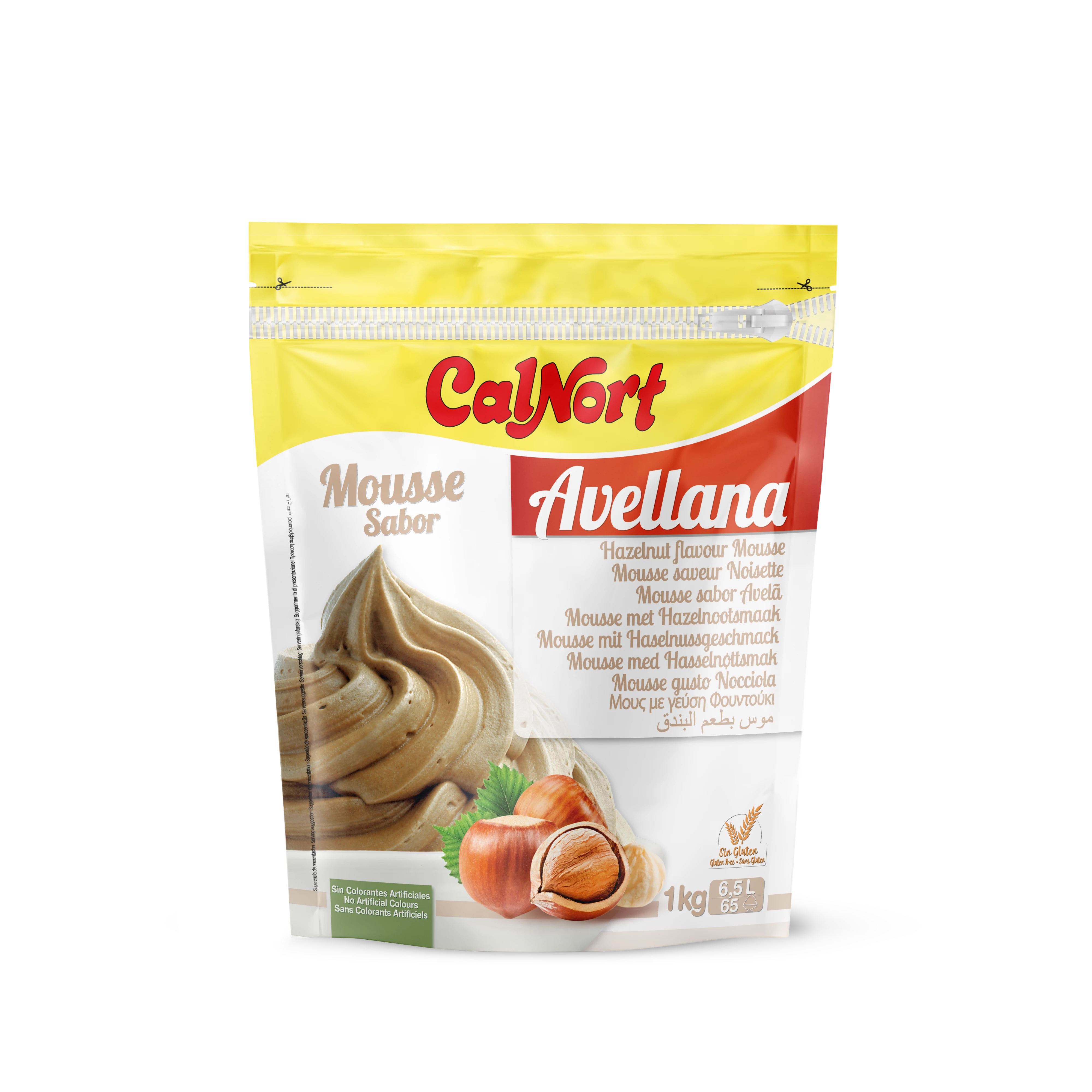 ヘーゼルナッツ風味のムース 1kg - CALNORT